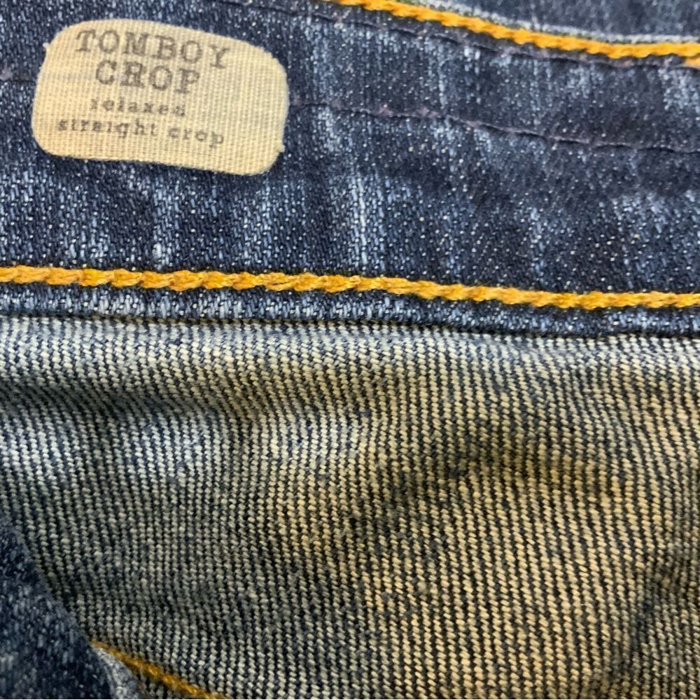 AG ADRIANO GOLDSCHMIED- Women’s Medium Wash Tomboy Crop Jean, Size 27 - Picture 7 of 8